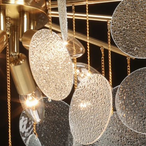 Потолочная люстра на штанге De City Бриз 111017206 с подвесками