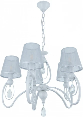 Подвесная люстра Arte Milano AM347203 347203/5 WT+SL (220V, подвески, на цепи)