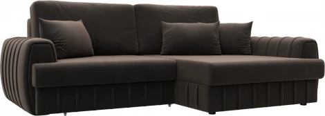 Диван угловой Лига-057 НПБ угол правый Лига Диванов (Велюр) арт.129272