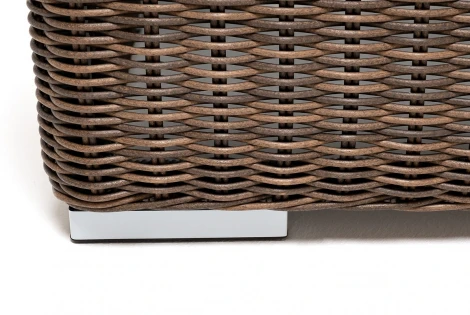 "Боно" журнальный столик из искусственного ротанга, цвет коричневый 4SIS арт.УТ-00003970