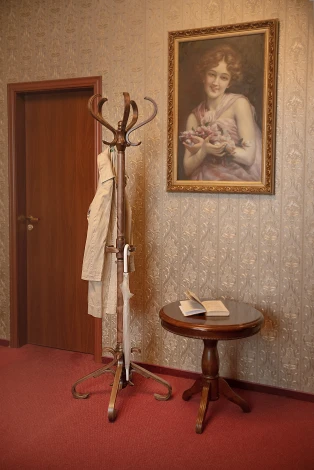 Вешалка напольная В 10Н средне-коричневый от фабрики Mebelik