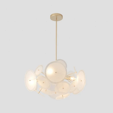 Потолочная люстра на штанге Crystal Lux DANDELION SP6 GOLD