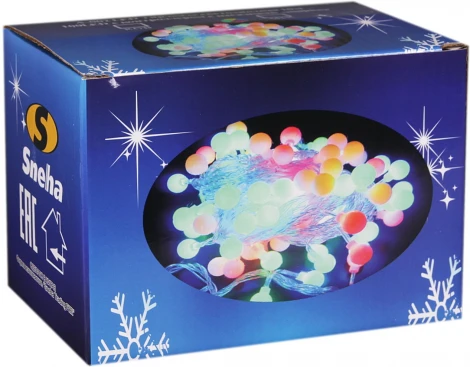 Гирлянда светодиодная с контроллером 10 м Sneha A-002 LED RGB