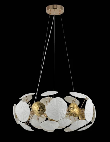 Подвесной светильник Alfa Light F2924-10 (220V, на тросе, цветы)