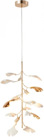 Подвесной светильник Kink Light Сири 07868-2A,36 латунь G9 2*5W (220V, на проводе, листья)