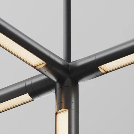 Подвес на жестком основании с потолочной чашей для системы Shelf Maytoni Accessories for system Shelf CA030C-SL-L500-B