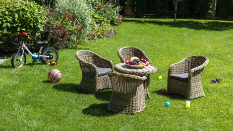 "Тильда" обеденная группа детская плетеная 4SIS арт.УТ-00000385