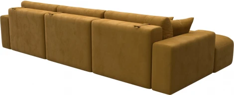 Диван угловой Лига-036 НПБ Классик Лонг левый угол Лига Диванов (Велюр) арт.127784L