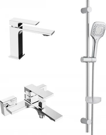 Душевой комплект 1 Orange Lutz M04-311cr два смесителя + Душевой гарнитур 1 Orange O-Shower