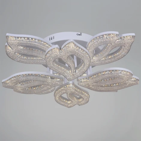 Потолочная люстра светодиодная на штанге с регулировкой цветовой температуры, яркости и ночным режимом Reluce 39290-0.3-4+4 WH