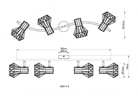 Спот на штанге Priska 54017-4 Globo (220V)