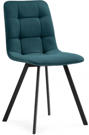 Стул Чилли морская волна / черный каркас 489706 Notta