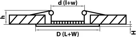 Встраиваемый точечный светильник Lightstar Zocco 224122 (LED, 220V)