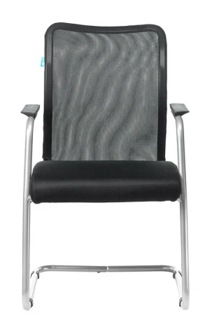 Кресло Бюрократ CH-599AV черный TW-01 сиденье черный TW-11 сетка/ткань полозья металл металлик