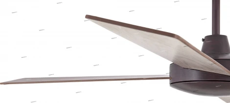 Вентилятор потолочный с пультом управления Faro Mallorca, 4 лопасти, коричневый, махагон с дубом