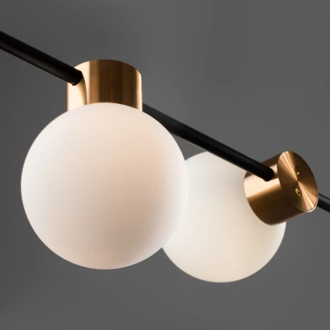 Подвесной светильник Freya Gatsby FR5232PL-04B (220V, на тросе, шарики, молекулы)