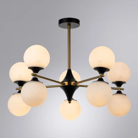 Потолочная люстра Arte Lamp Mimosa A3649PL-10PB