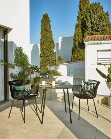 Стул уличный La Forma (ex Julia Grup) Surpika (Черный/ Полипропилен,Металл,Пластик)