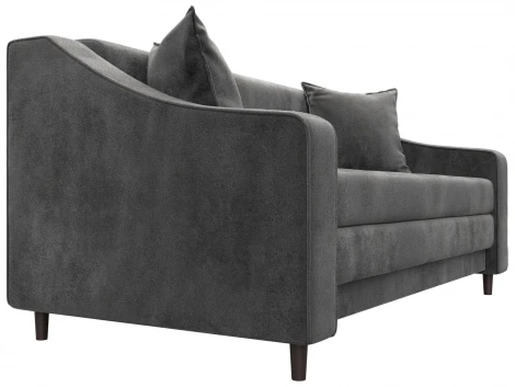 Диван прямой Лига-071 (ЛДСП,Брус,Фанера/Дерево/Велюр/Серый) Лига Диванов 129776