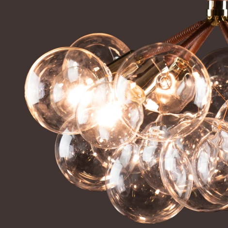 Подвесная люстра Loft IT Bunch 10048/6 Brown (220V, на проводе, шарики)