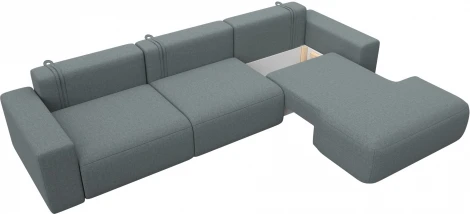 Диван угловой Лига-036 НПБ Классик Лонг правый угол Лига Диванов (Рогожка) арт.124680