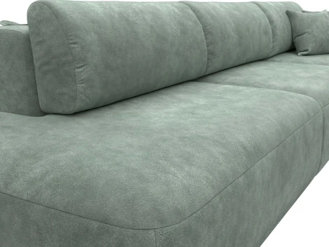 Диван прямой Лига-036 НПБ Модерн Лонг подлокотник справа Лига Диванов (Велюр) арт.127686