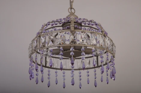 Подвесная люстра Abrasax L.7392-5GR (PURPLE) (220V, на цепи)