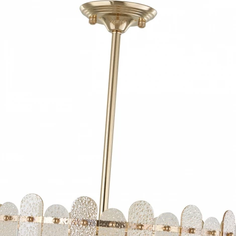 Подвесная люстра хрустальная на штанге Arte Milano Sorrento-3109 373109/6/350/500 GD (220V)