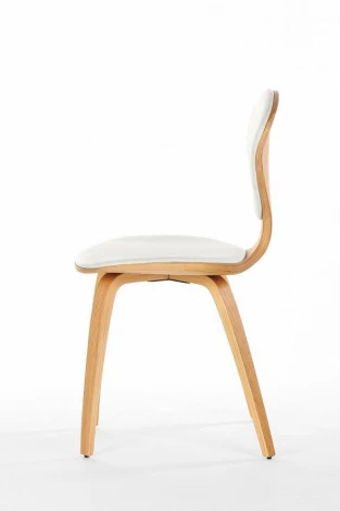 Стул Cherner с обивкой Белый кожа