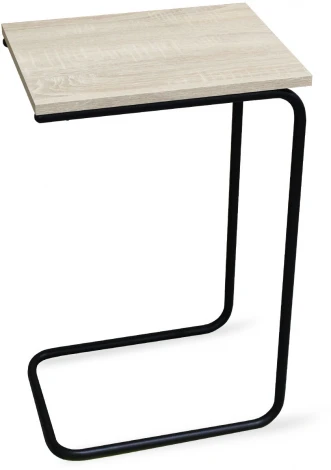 Столик журнальный SHT-CT9 дуб беленый/черный муар Sheffilton 7118870401