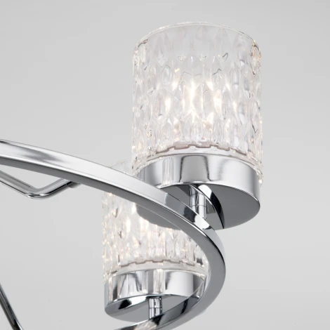 Умная потолочная люстра Eurosvet Calle 60127/6 хром