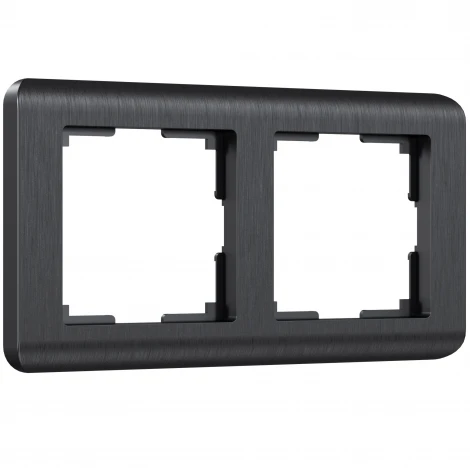 Рамка на 2 поста Stream (графит) Werkel W0022104 (a051267)