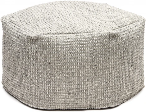 Almadraba Пуф серого цвета 100% ПЭТ 60 x 50 см La Forma (ex Julia Grup) арт.156823