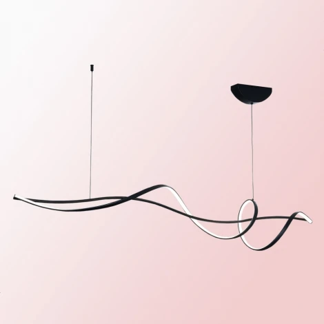 Подвесной светодиодный линейный светильник Lussole Wave LSP-7243 (220V, на тросе)