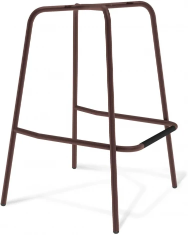 Стул барный Sheffilton SHT-ST38-1/S29 латте/медный металлик