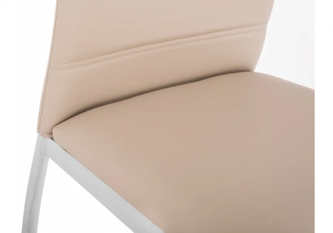 Обеденный стул на металлокаркасе Woodville Okus champagne 11195