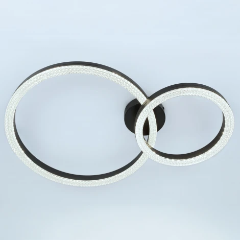 Потолочная люстра светодиодная с пультом ЭРА Bloom CLL-1-78-RC BK