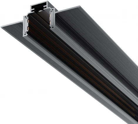 Шинопровод под гипсокартон встраиваемый магнитный черный 2м Maytoni Busbar trunkings Exility TRXM034-422B (48V)