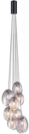 Подвесной светильник Odeon Light Mussels 5039/8 черный/перламутровый/металл/стекло G9 8*40W (220V, на проводе)