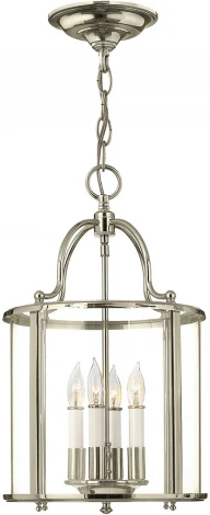Подвесной светильник Hinkley Gentry HK-GENTRY-P-M-PN (220V, на цепи, свеча, круглые)