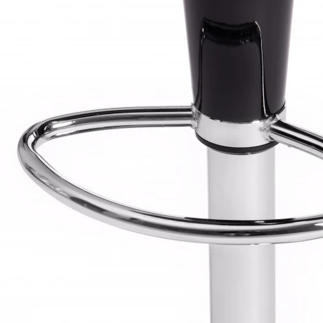 Стул барный NAIL (mod. KY801) черный/хром (металл/пластик)