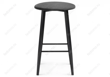 Полубарный стул Woodville Гангток катания графит / черный матовый 469981
