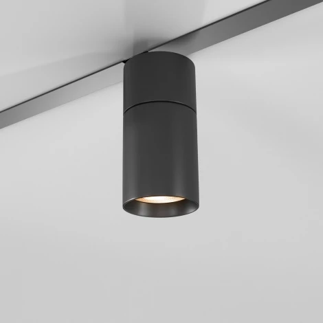 Трековый светильник магнитный Elektrostandard Slim Magnetic R03 85013/01 20W 3000K (черный) (LED, 48V, круглые)