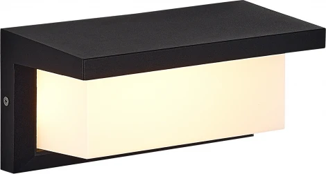 Настенный светильник уличный ST Luce Combo SL9532.401.01 черный/белый LED 1*15W (220V, IP65)