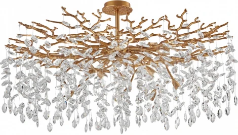 Потолочная люстра хрустальная на штанге Arte Milano Milano-1 23111.1000.14.G9.B IB (220V)