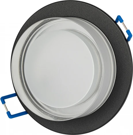 Встраиваемый точечный светильник ЭРА DK107 BK (12V, круглые)