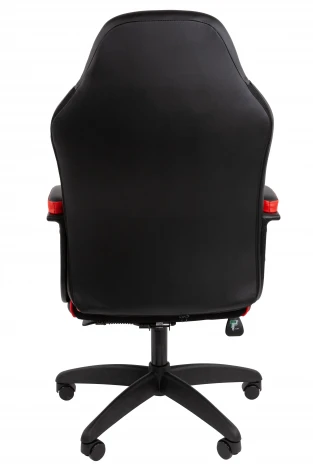 Кресло Chairman game 17 Россия экокожа черный/красный/белый 7213490