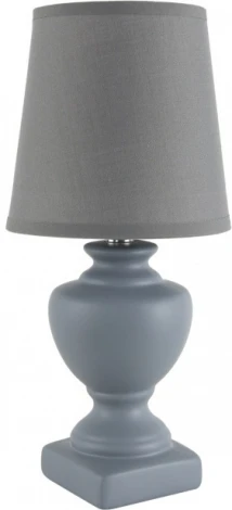 Настольная лампа Lumion Bianka 8164/1T серый, керамика/текстиль E14 1*40W 220V (выключатель)