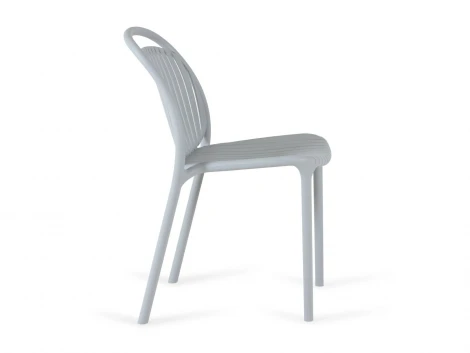 Комплект стульев Scoop 4 шт. ОГОГО Обстановочка! 966599 (Пластик/Светло-серый)