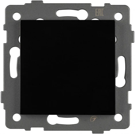 Механизм выключателя одноклавишный проходной SWT-MKP1-PL-BK-V (250V, 10A) (Arlight) 049872